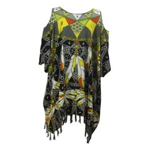 Women's Long Batwing Blouse Summer Beach Top